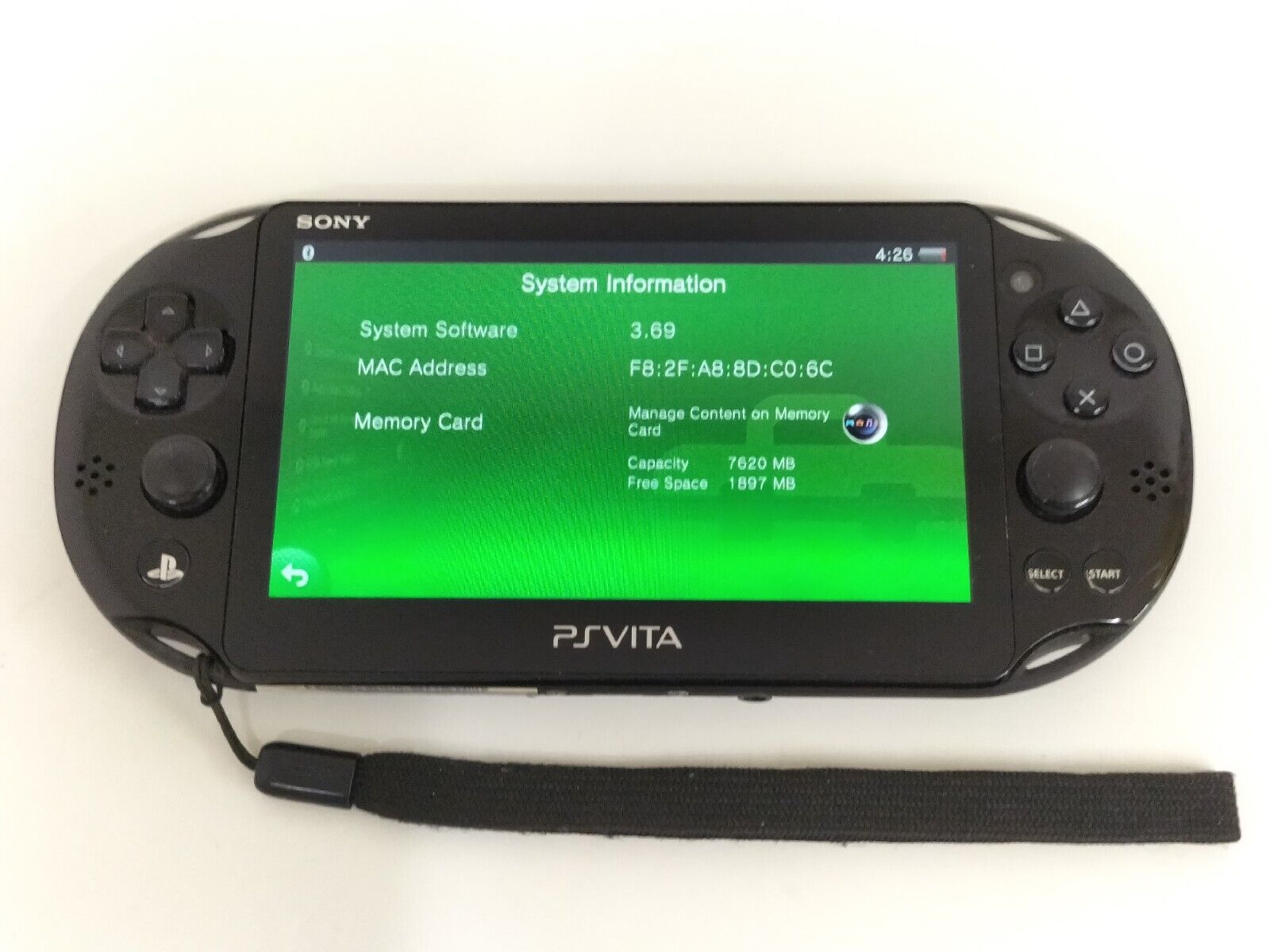 Sony PS Vita PCH-2000 console Choice Color / Memory Handheld