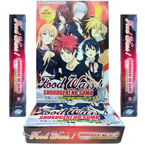 Anime DVD Shokugeki no Souma Food Wars! COMPLETE Season 1-5 ENG SUB All Region - Imagen 8 de 10