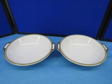 Grandi ciotole porcellana vintage TK THUN THUNY Boemia CECOSLOVACCHIA lotto di 2