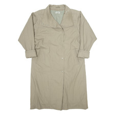 Vintage Gil Bret Insulated Womens Trench Coat Beige 90s L