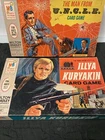 DUO Vintage 1965 Milton Bradley MAN FROM U.N.C.L.E. CARD GAME ILLYA KURYAKIN WOW