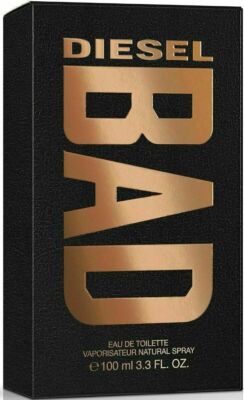 香水(男性用) DIESEL BAD EDT 75ml Diesel BAD 4.2 oz EDT Men's Cologne no leather cover New in
