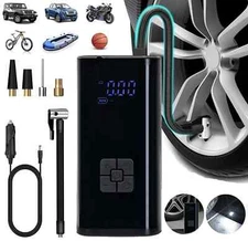 Air Portable Compressor Tire Inflator Fits Car Moto Bike Air Tires Pump NEW