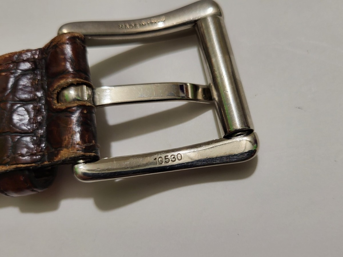 Crookhorn Braid Web Belt Silver Buckle Size 38 HOORSENBUHS® | BI-FOLD CARD HOLDER main image 4