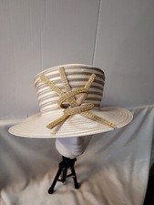 EY boutique Church derby hat CHAMPAGNE Color