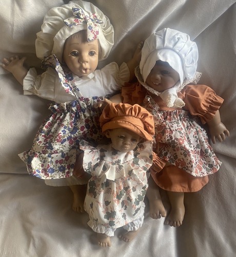 Vintage Retro d'anton jos dolls Expression Doll Girl X 3 - Picture 2 of 2