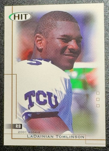 LaDainian Tomlinson #5 2001 Sage Hit card