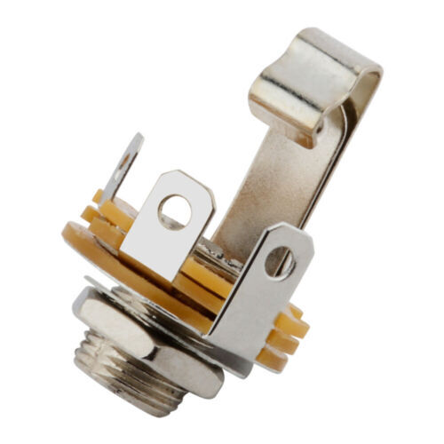10 piezas conector hembra de montaje de chasis mono panel TS de soldadura de 6,35 mm - Imagen 5 de 6