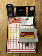 Robic Countdown Timer  and Clipboard With Longacre Stopwatch . Race Car . Lot
