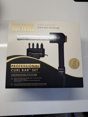 Hot Tools Curl Bar - 4 Barrel Set Black Gold Edition