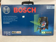 NEW - Bosch GCL100-80CG 12V Max Green-Beam Cross-Line Laser with Plumb Point