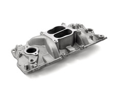Chevy Sbc 350 1957-95 Non Egr Lowrise Intake Manifold Satin