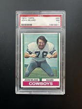 1974 Topps John Niland #80 PSA 7 NM Dallas Cowboys Football Card