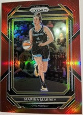 2023 Panini Prizm WNBA Red Prizm /199 Marina Mabrey #124