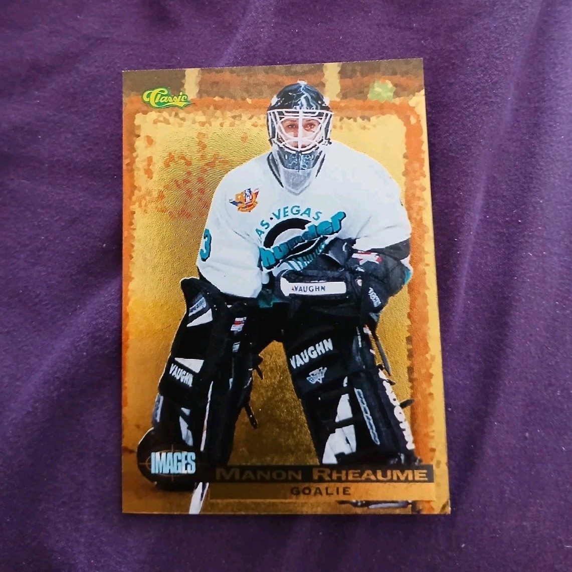 Classic Images Manon Rheaume #72 Las Vegas Thunder IHL Ice Hockey Card 1995