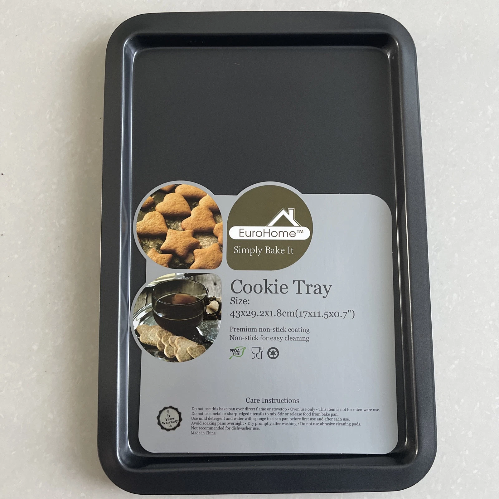 Eurohome Simply Bake It Cookie Tray 17x11.5x0.7”