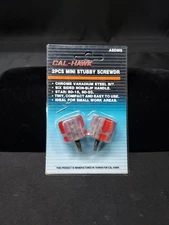 NEW Cal-Hawk Mini Stubby Screwdriver Set Of 2, Star SD-15 & SD-20 Bits, Tools