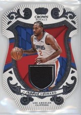 2023-24 Panini Crown Royale Coat of Arms Kawhi Leonard #COA-KWH 1d3o