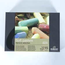 Rembrandt Soft Pastels 15 Half Length General Selection Professional Artist