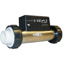 Pure Heat 1 kW In-Line Compact Whirlpool Bath Heater Hydro-Quip (PH101-10UP)