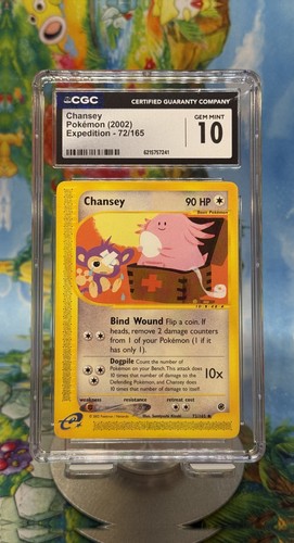 Chansey graded CGC 10 for sale on eBay