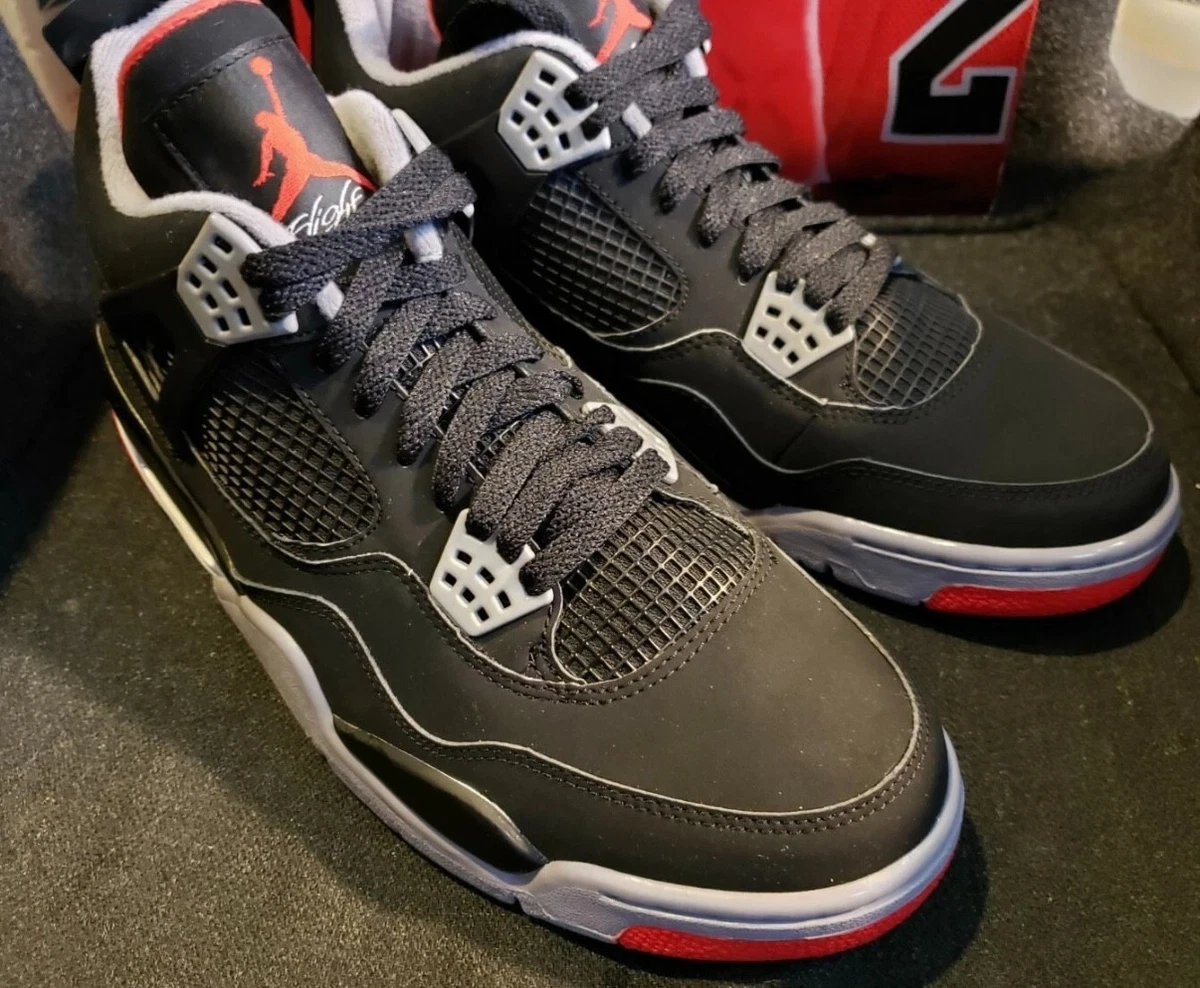 Air Jordan 4 Retro OG \'Bred\'  308497-003, Size 10.5 Jordan 4 retro bred men 10.5 Air Jordan | Mercari main image 4