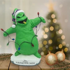 Disney The Nightmare Before Christmas Oogie Boogie Light-Up Statue Holiday New