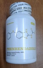 NEW Phenbendazole 120 Capsules 222 mg 99 Pure Sealed Exp 04/2027