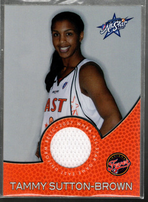 A9584- 2008 WNBA Relics #AS11 Tammy Sutton-Brown Trikot /444 - NM-MT