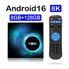 ATV T95 Smart TV Box Android 16 8GB 128GB Bluetooth 6.0 Google Assistant