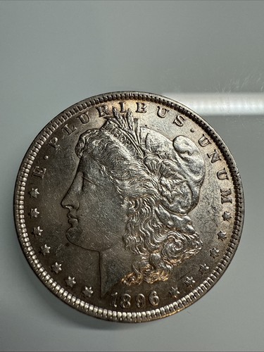 1896 P MORGAN SILVER DOLLAR! Nice AU/UNC