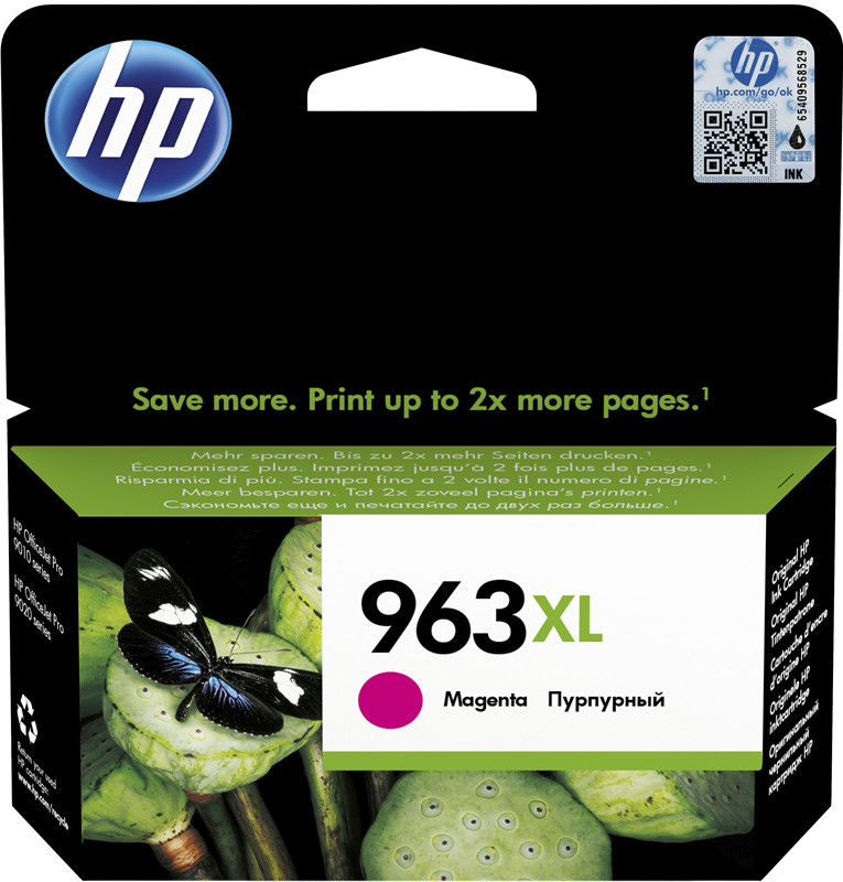 Encre HP 963 XL magenta anti-bavure pour des graphiques professionnels nets