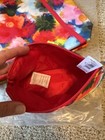 Clinique Large Multi Color Floral Shop Shoulder Tote and Cosmetic Bag New JCohen — photo 3