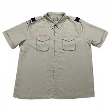 Boy Scouts of America Mens Uniform Short Sleeve Shirt Size 2XL