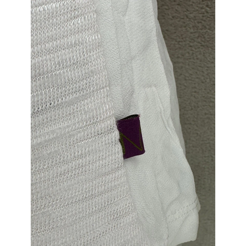 Top Zobha Mujer Pequeño Fucsia Rosa Tinte Ombre Color Bloque Tejido Recortado Verano Foto 3 de 4