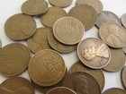 Lot Of 35x Copper Wheat Lincoln Cents Pennies 1940-1956 KM# 132 — photo 3
