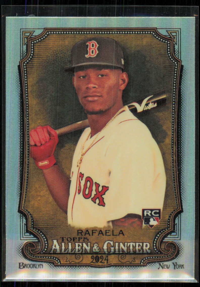 2024 Topps Allen & Ginter Chrome Refractor Ceddanne Rafaela Rookie #77