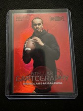 ￼ 2024 Metal Universe Champions PMG Nicholaus Iamaleava Red /100 Precious Gems