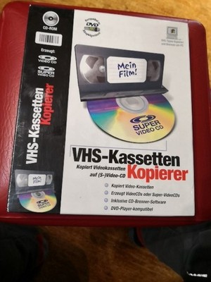 VHS-Kassetten Kopierer Super Video CD CD-ROM Kompatibel  DVD PC Programm