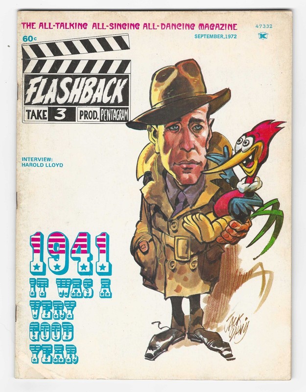 Flashback Magazine 3 Vol 1 September 1972 Jack Davis Woody Woodpecker, Humphrey