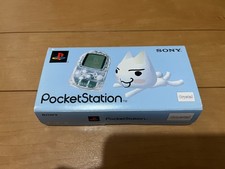Sony PocketStation PlayStation PS Crystal SCPH-4000 BOX Manual Japan Toro