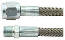 Allstar Performance ALL46420-48 Braided Steel Line #4 Line -4AN Straight / 1/8 N