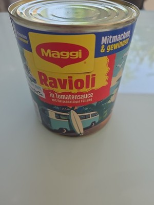 MAGGI Ravioli inTomatensauceTeigtaschengefüllt mit würzigem Fleisch 12x 800g