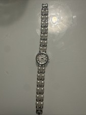 rumours quartz watch with pearl and silver ba...