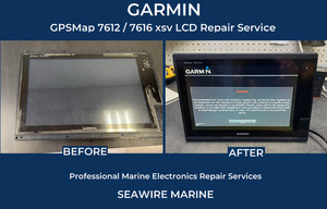 GARMIN GPSMap 7612 / 7616 xsv LCD Screen Delam Repair Service - 90 Day Warranty!