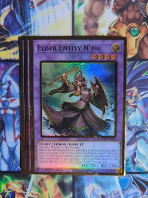Yu-Gi-Oh x3 Ellder Entity N'tss MAGO-EN026 Gold Rare 1st Edition NM
