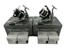 2x Shimano Ultegra Ci4 14000 XSB con 4 bobine di ricambio in scatole - PRE AMATO