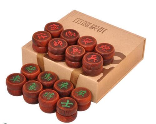 Traditional Wooden Chinese Chess Checker Game xiangqi saffron pears Redwood gift - 第 1/1 張圖片