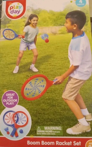 ️PLAY DAY BOOM BOOM RACKET SET RED AND BLUE. Lot#Q | eBay