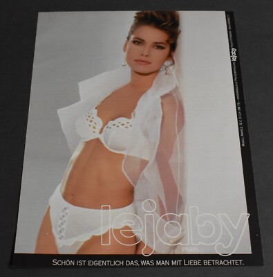 1994 Print Ad German Lejaby Paris Bra Panty Beauty Fashion Lingerie Art Sexy  | eBay